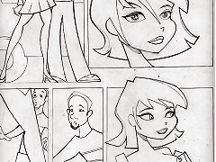 Sexy cartoon sketches of boosty girls and Erin Esurance by JKR comix