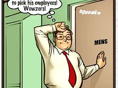 Principal Long sure does know how to pick his empoyees at John Person cartoons